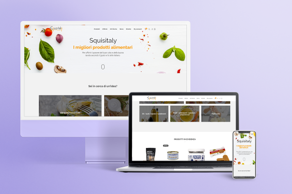 sito di squisitaly ottimizzato su vari dispositivi