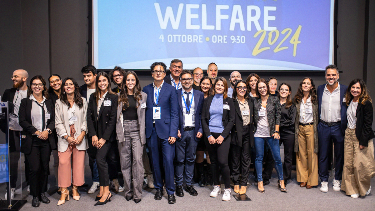 Il gruppo Mediatip sul palco al Romagna Welfare 2024