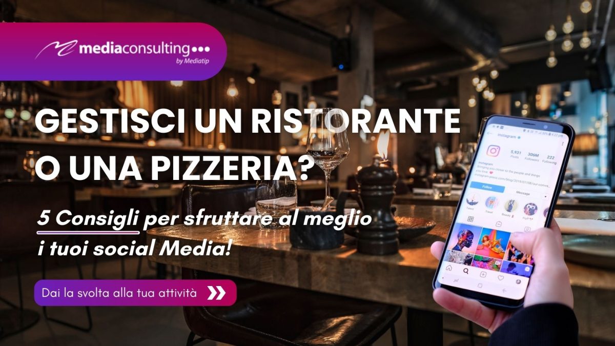 Ristorante o pizzeria? 5 consigli per sfruttare meglio i social