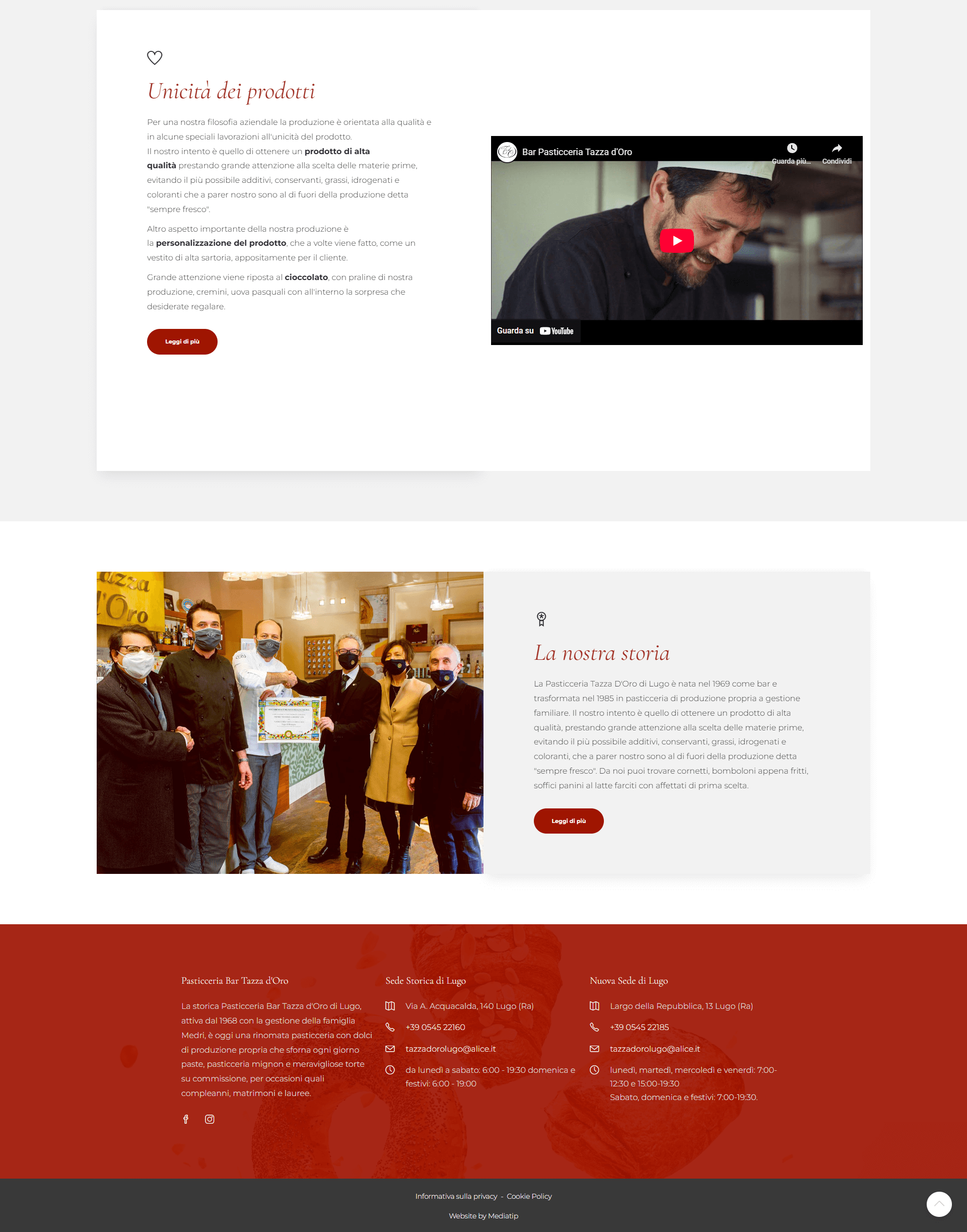 home page tazza d'oro lugo