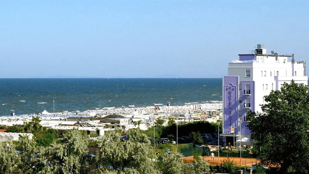 visuale panoramica dell'hotel baya